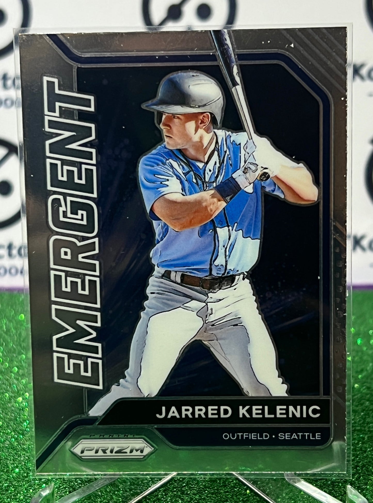 2021 PANINI PRIZM JARRED KELENIC # EM2 EMERGENT SEATTLE MARINERS BASEBALL CARD