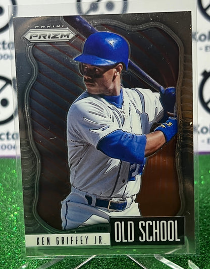 2021 PANINI PRIZM KEN GRIFFEY JR. # OS-2 OLD SCHOOL SEATTLE MARINERS BASEBALL CARD