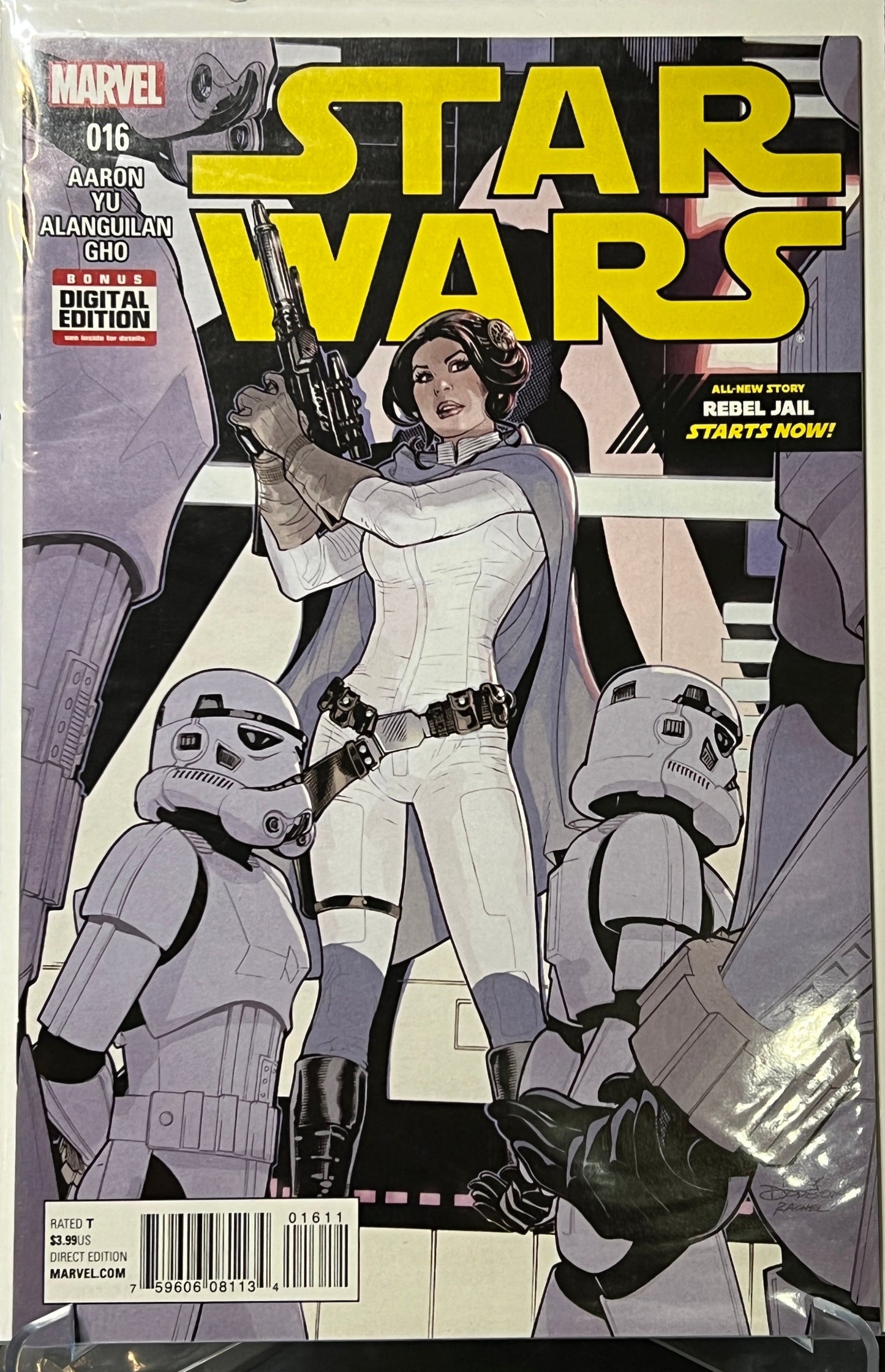 STAR WARS  # 016  PRINCESS LEIA MARVEL COMIC BOOK  2016