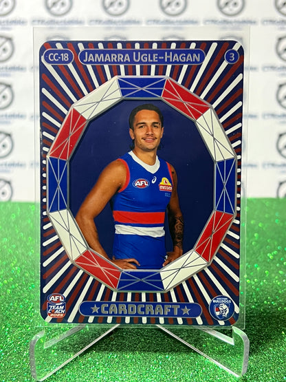 2025 AFL TEAMCOACH JAMARRA UGLE-HAGAN # CC-18 WESTERN BULLDOGS CARD