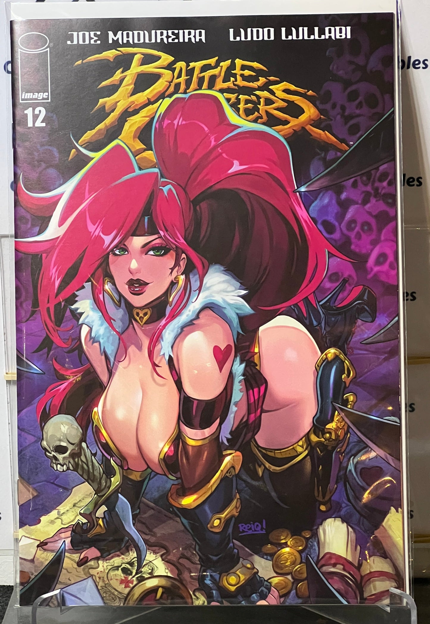 BATTLE CHASERS # 12 VARIANT E COVER IMAGE COMIC BOOK NM  SEXY 2023