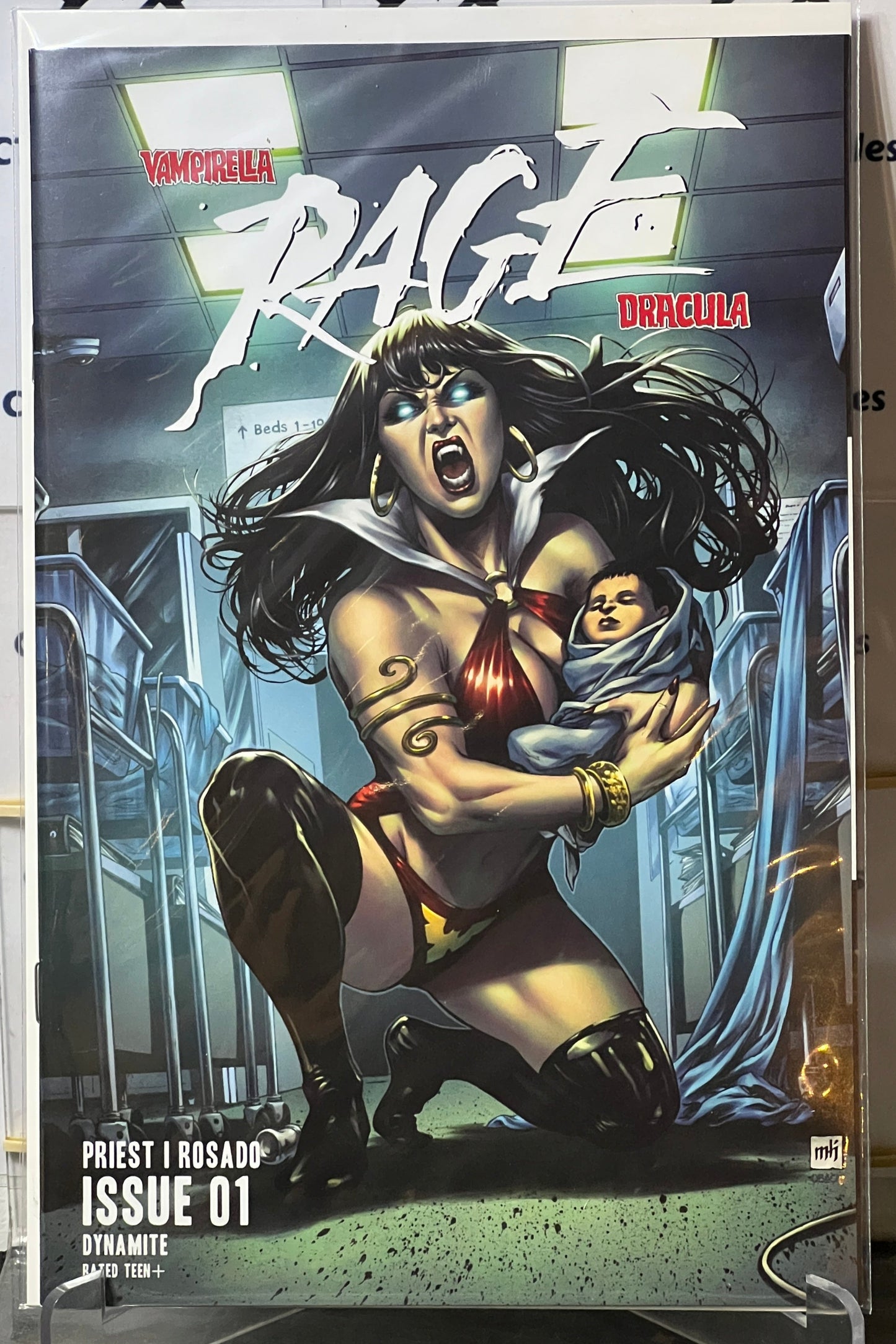 VAMPIRELLA  DRACULA RAGE # 01 DYNAMITE COMICS SEXY VARIANT C COVER 2023