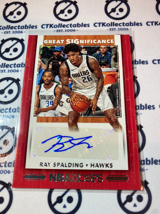 2019-20 Nba Hoops Ray Spalding Great SIGnificance Hawks