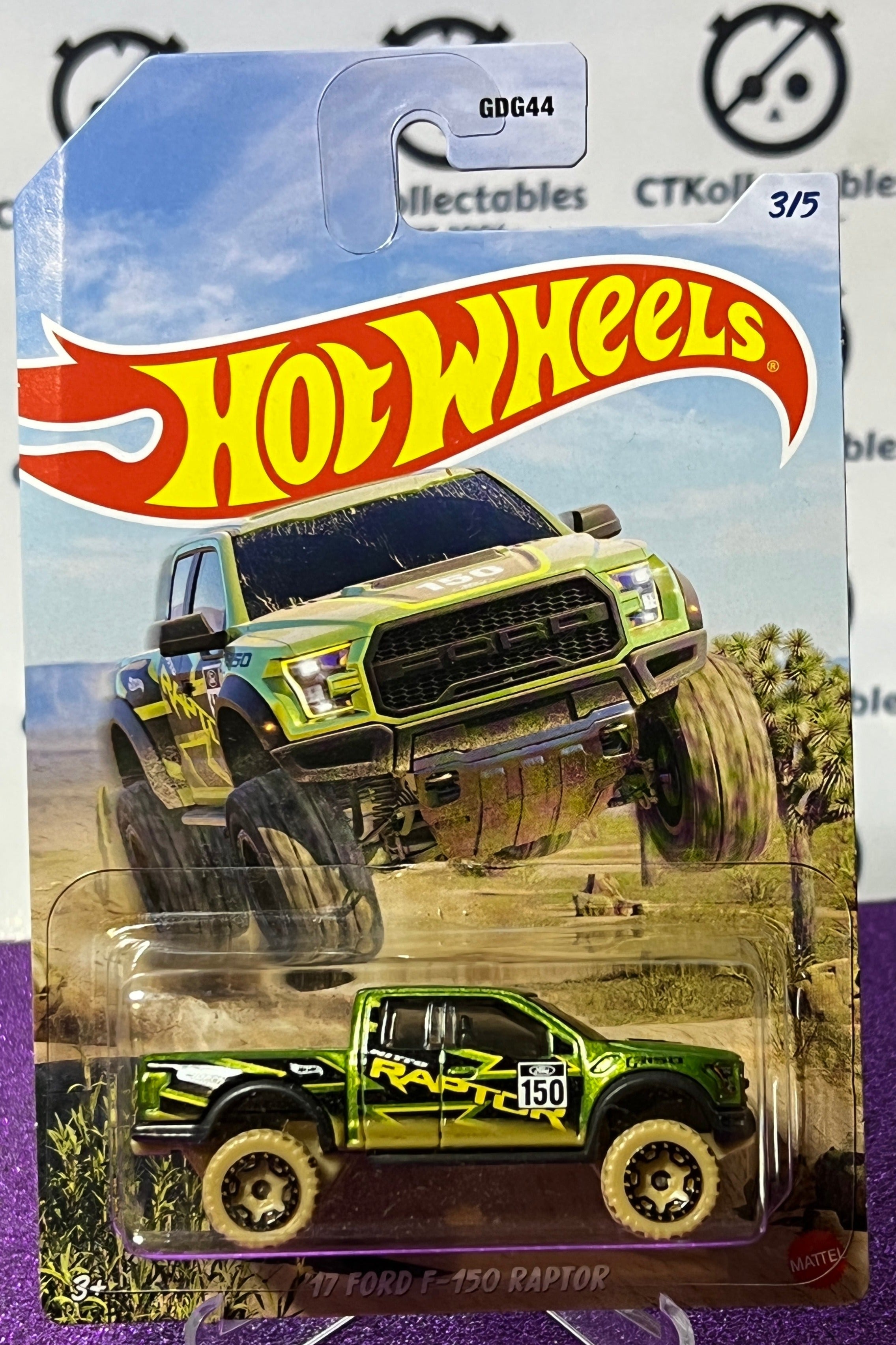 HOT WHEELS MATTEL 17 FORD F-150 RAPTOR 3/5 - 2021 – CTKollectables
