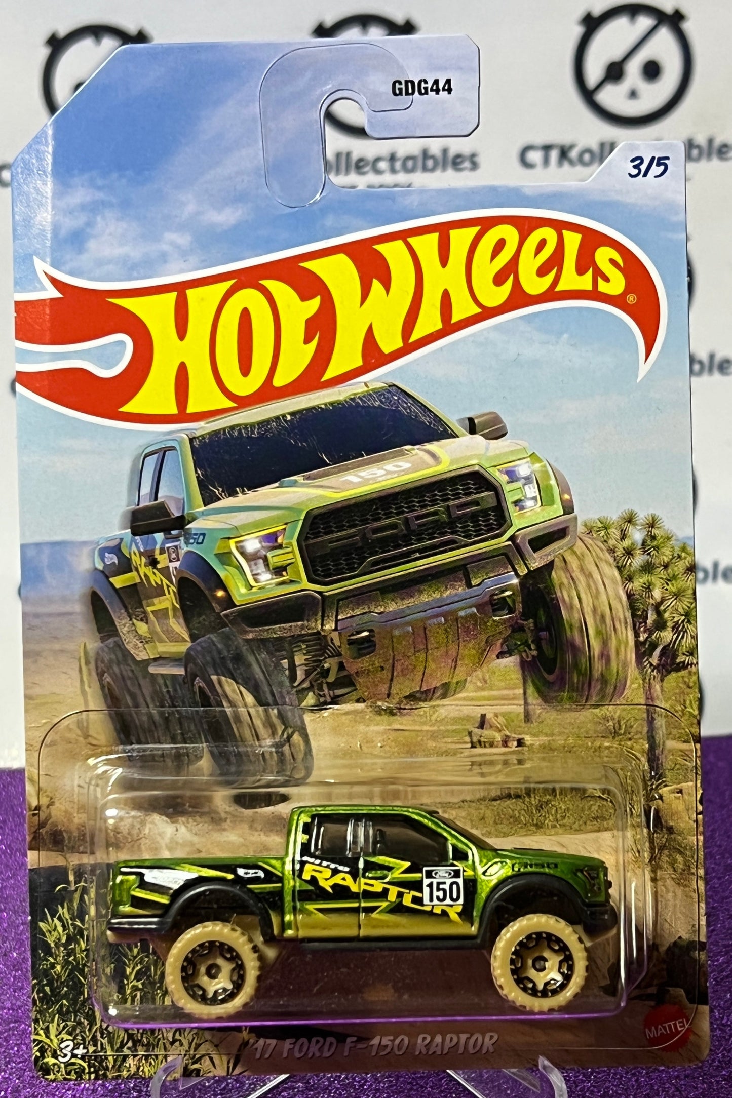 HOT WHEELS MATTEL 17 FORD F-150 RAPTOR 3/5   -  2021