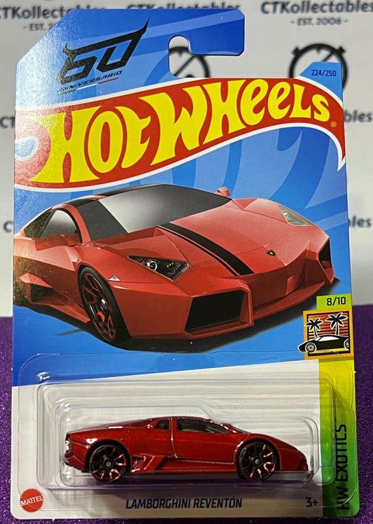 HOT WHEELS MATTEL  LAMBORGHINI REVENTON 8/10  HW EXOTICS 224/250 -  2021