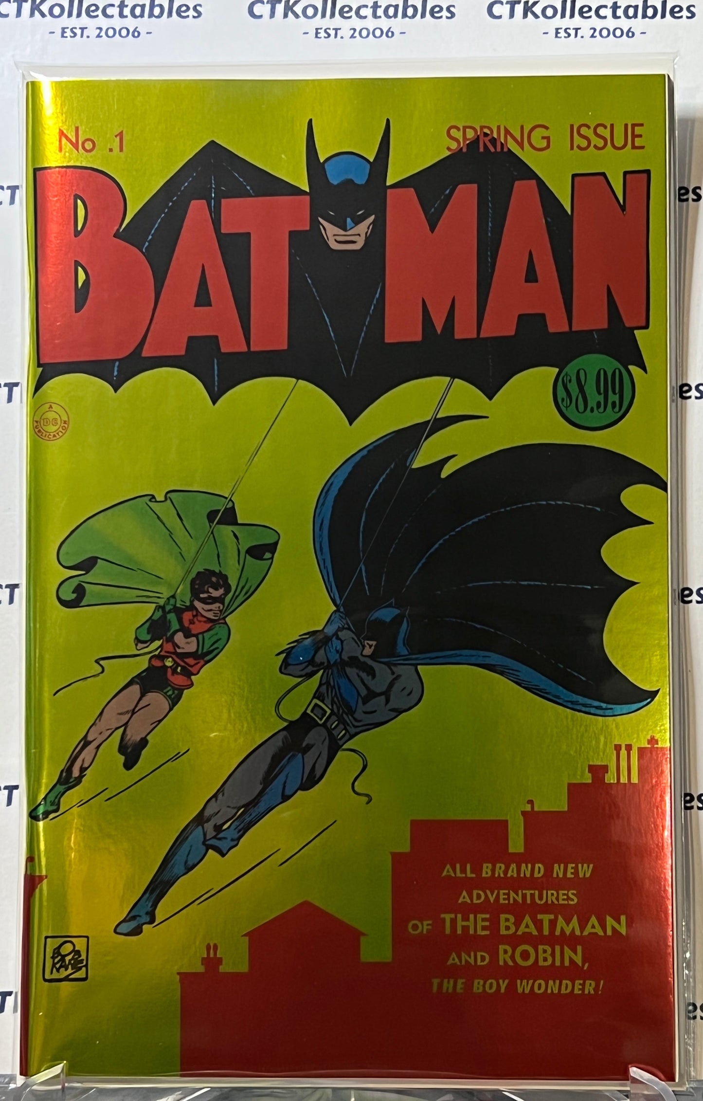 BATMAN # 1 REPRINT FACSIMILE EDITION FOIL COVER VARIANT DC COMICS 2023