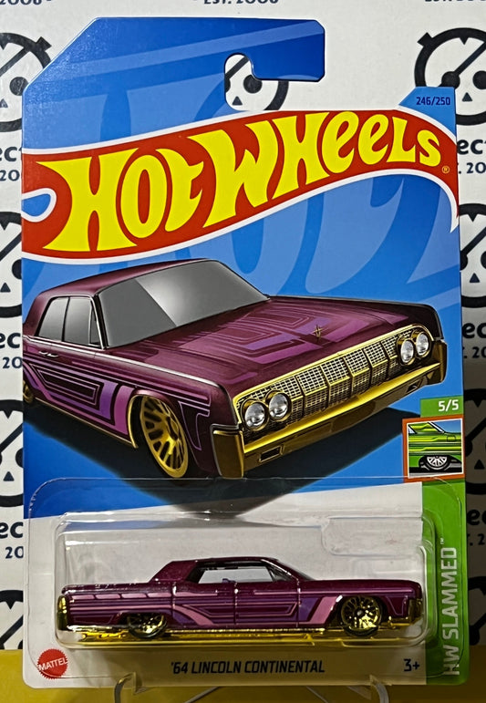 HOT WHEELS  MATTEL '64 LINCOLN CONTINENTAL 5/5 HW SLAMMEDS 246/250 - 2021