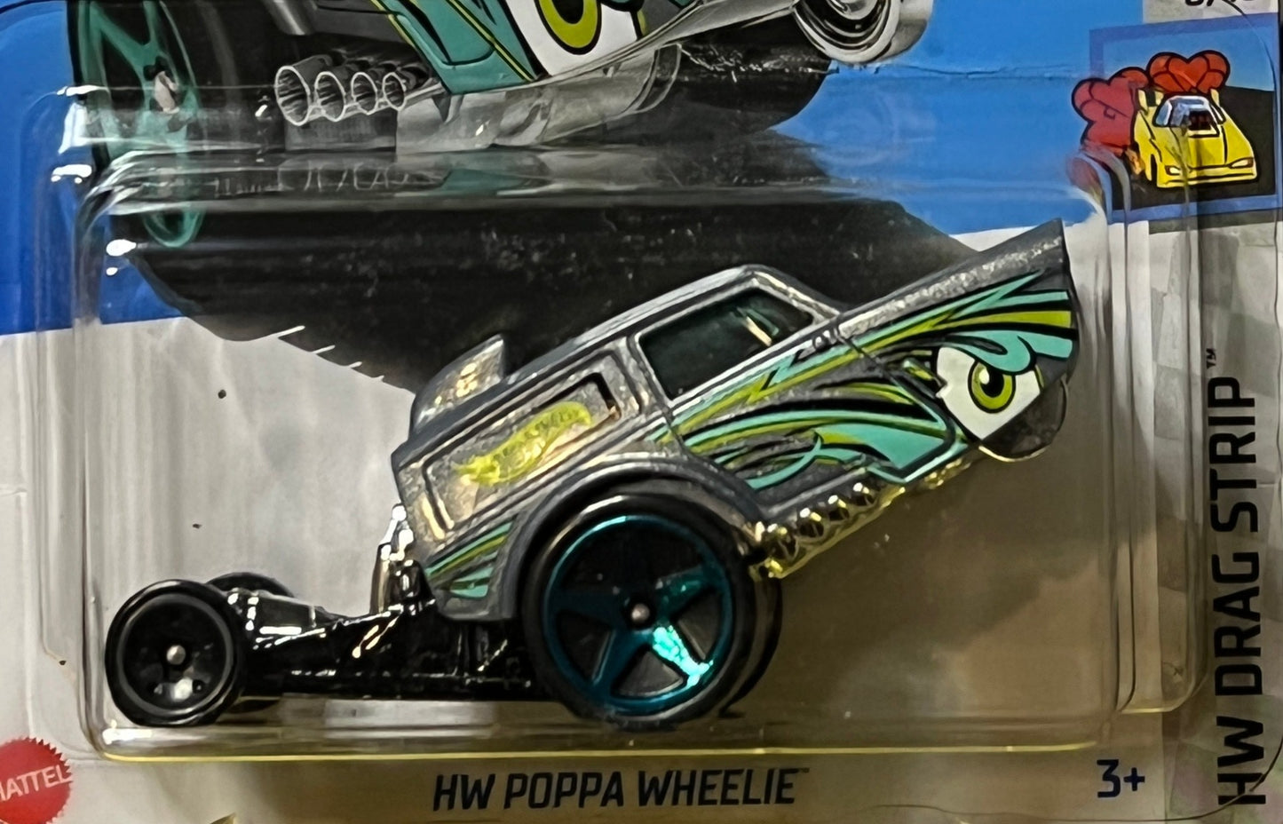 HOT WHEELS  MATTEL HW POPPA WHEELIE 8/10  HW DRAG STRIP 186/250 - 2021