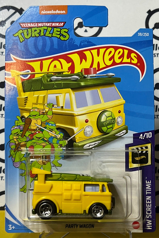 HOT WHEELS MATTEL TEENAGE MUTANT NINJA TURTLES 4/10 PARTY WAGON 39/250 HW SCREEN TIME 2020