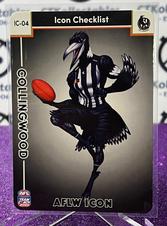 2023 AFLW TEAMCOACH CHECKLIST # IC-04 ICON CARD COLLINGWOOD MAGPIES