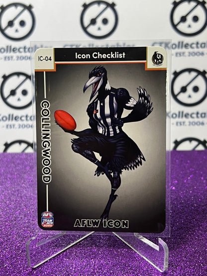 2023 AFLW TEAMCOACH CHECKLIST # IC-04 ICON CARD COLLINGWOOD MAGPIES