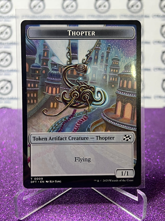 2025 MAGIC THE GATHERING AETHERDRIFT TREASURE / THOPTER  # T 0011 NON-FOIL TOKEN CARD