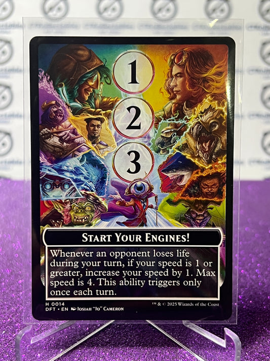 2025 MAGIC THE GATHERING AETHERDRIFT MAX SPEED, START YOUR ENGINES # H 0014 NON-FOIL HELPER CARD