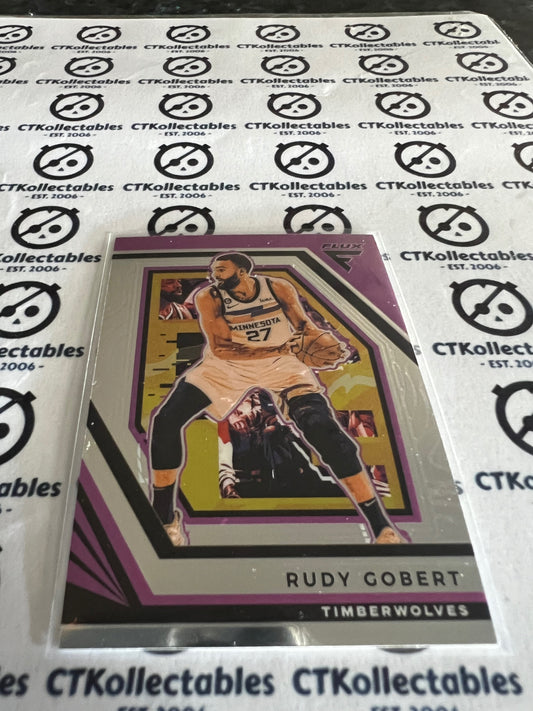 2022-23 NBA Panini FLUX Base 83 Rudy Gobert Timberwolves