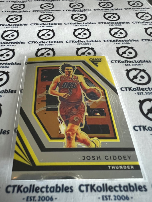 2022-23 NBA Panini FLUX Base 104 Josh Giddey Thunder