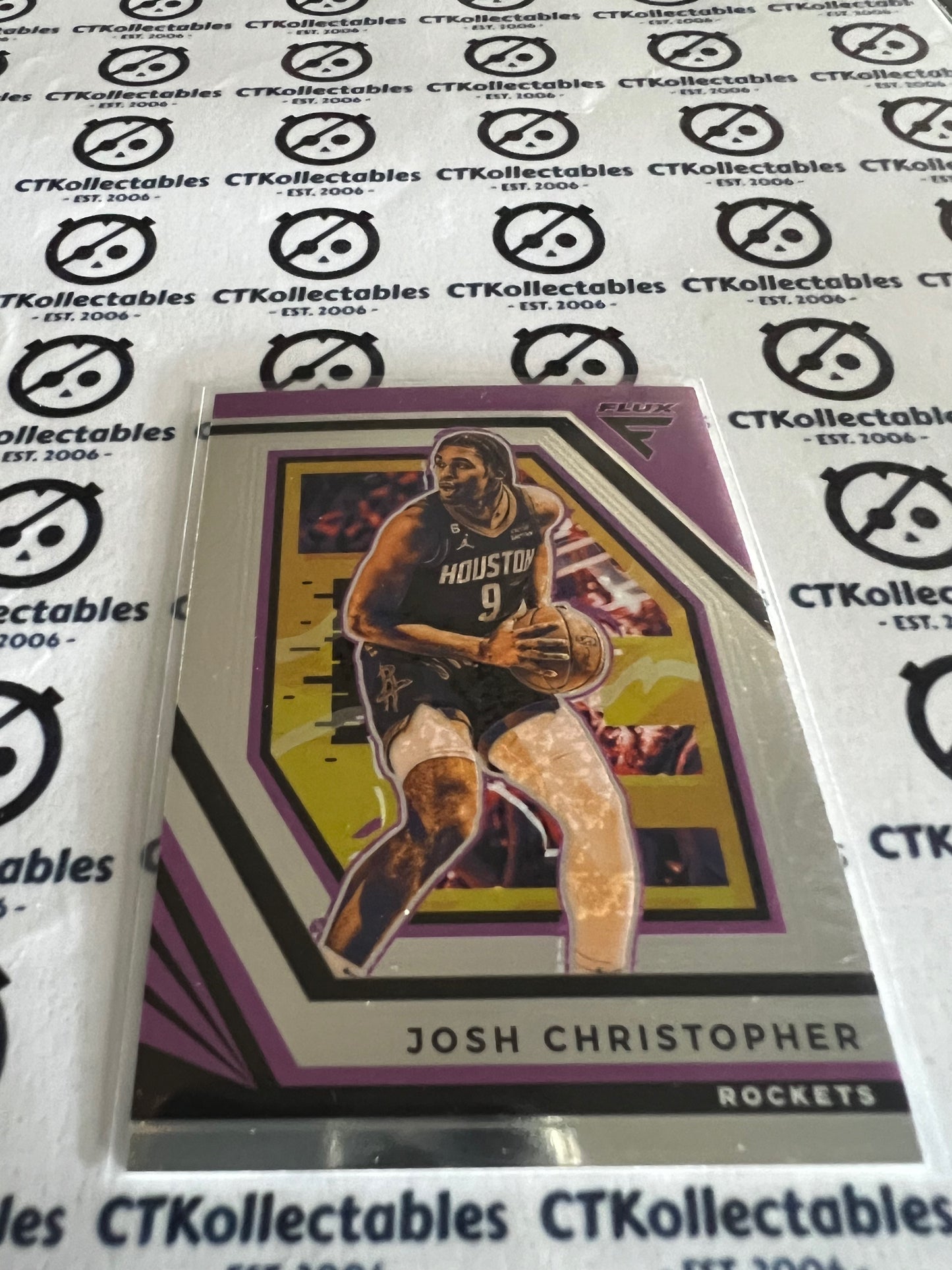 2022-23 NBA Panini FLUX Base 188 Josh Christopher Rockets