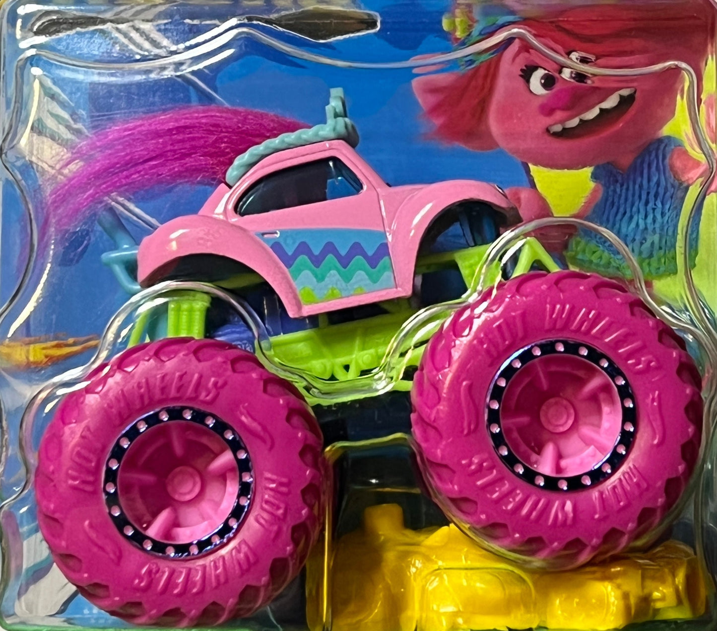 HOT WHEELS MATTEL MONSTER TRUCKS POPPY 1/64  TROLLS - 2023