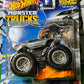 HOT WHEELS MATTEL MONSTER TRUCKS TIME MACHINE 1/64  BACK TO THE FUTURE - 2023