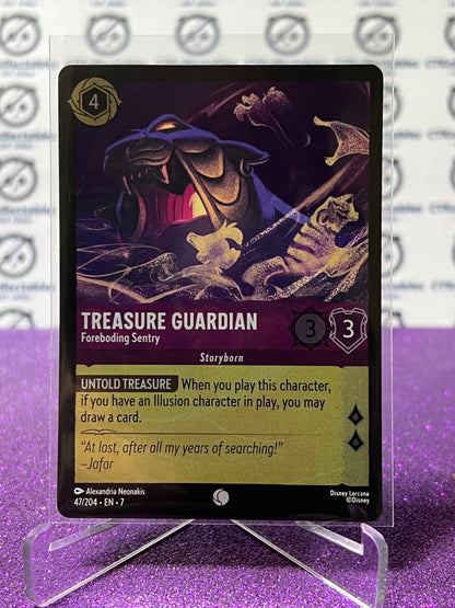 2025 DISNEY LORCANA ARCHAZIA'S ISLAND TREASURE GUARDIAN # 47/204 COMMON COLD FOIL GAME CARD