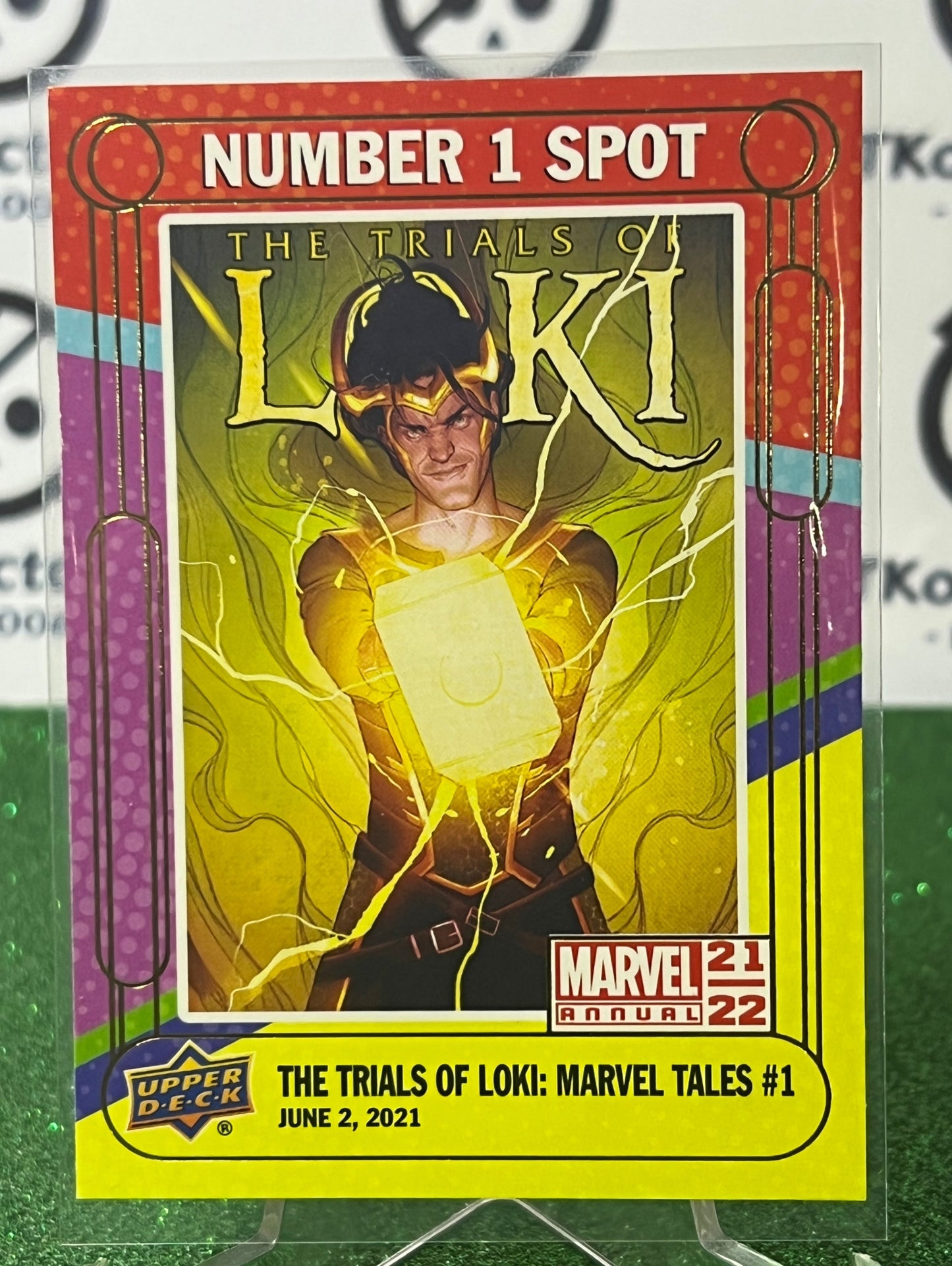 2021-22 MARVEL ANNUAL UPPER DECK LOKI # N1S-25 THE TRIALS OF LOKI NON-SPORT TRADING CARD