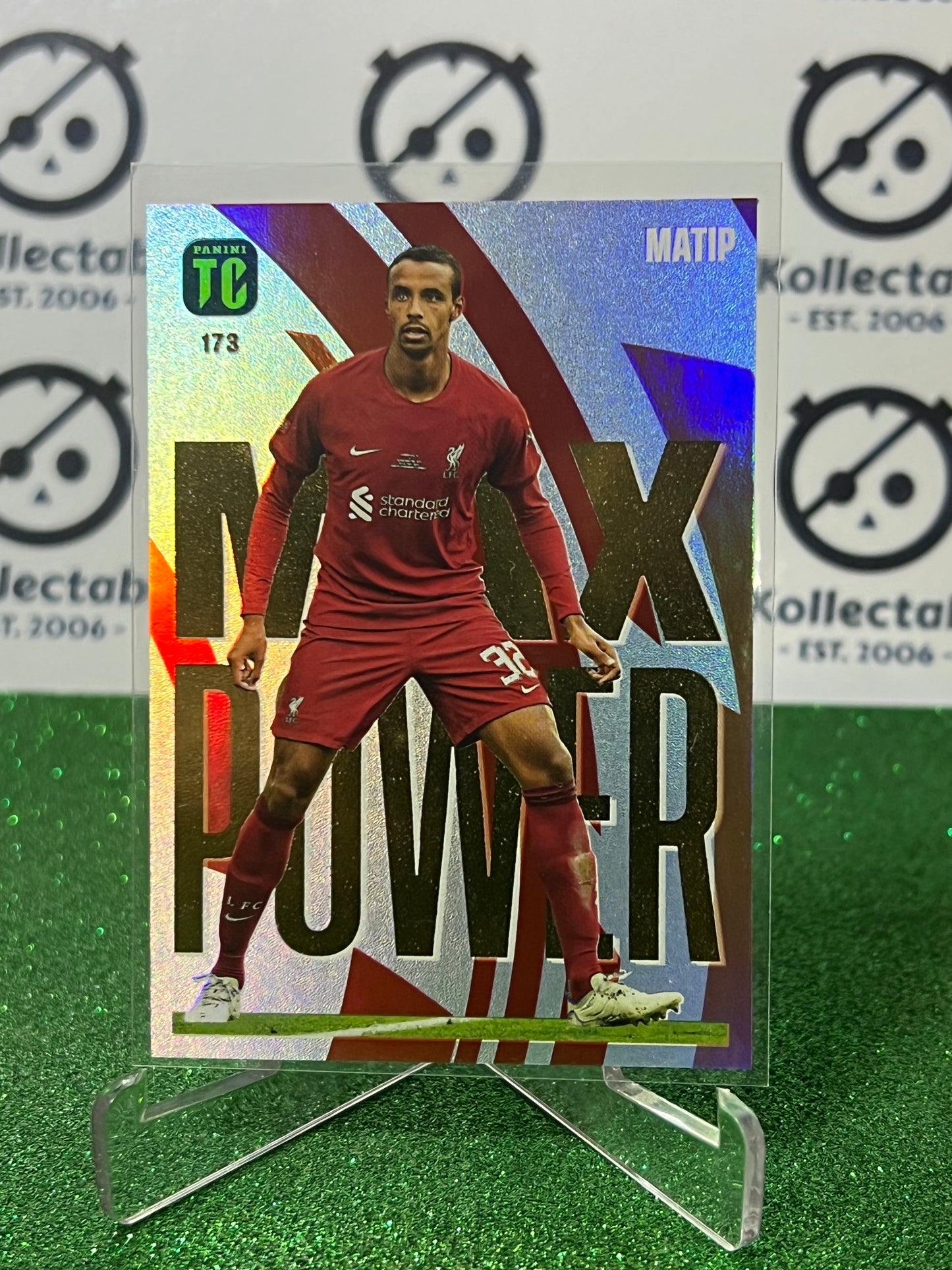 2023 PANINI TOP CLASS JOEL MATIP # 173 MAX POWER  FOOTBALL SOCCER CARD