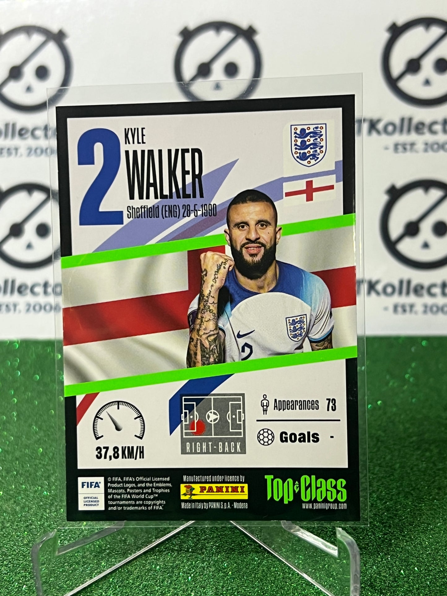 2023 PANINI TOP CLASS KYLE WALKER # 140 SUPER SONIC FOOTBALL SOCCER CARD