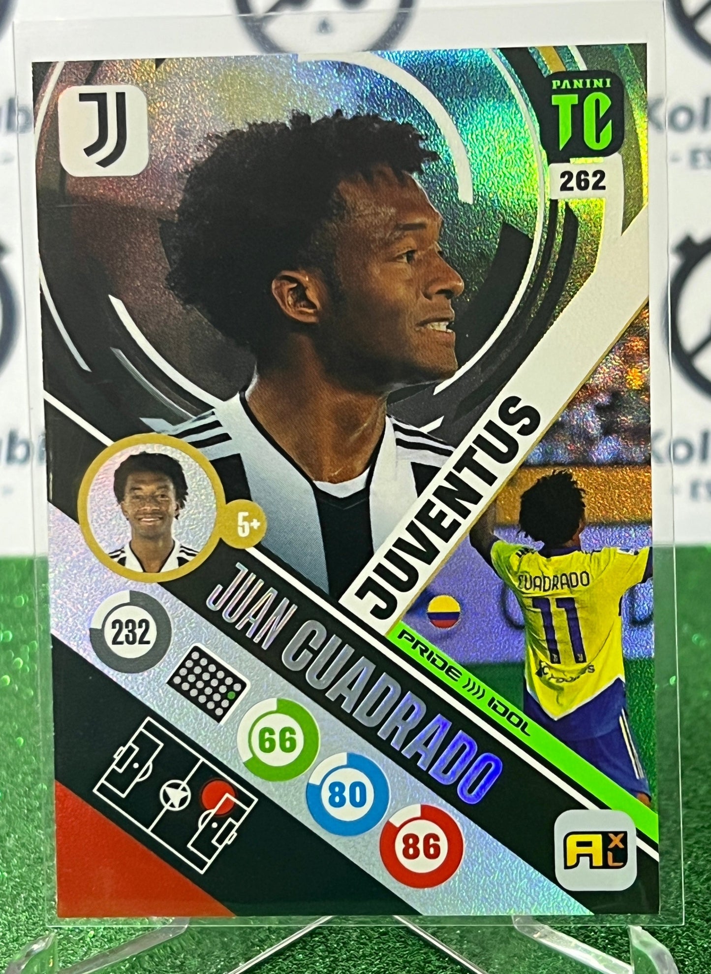 2022 PANINI TOP CLASS JUAN CUADRADO # 262 ADRENALYN XL FOOTBALL SOCCER CARD