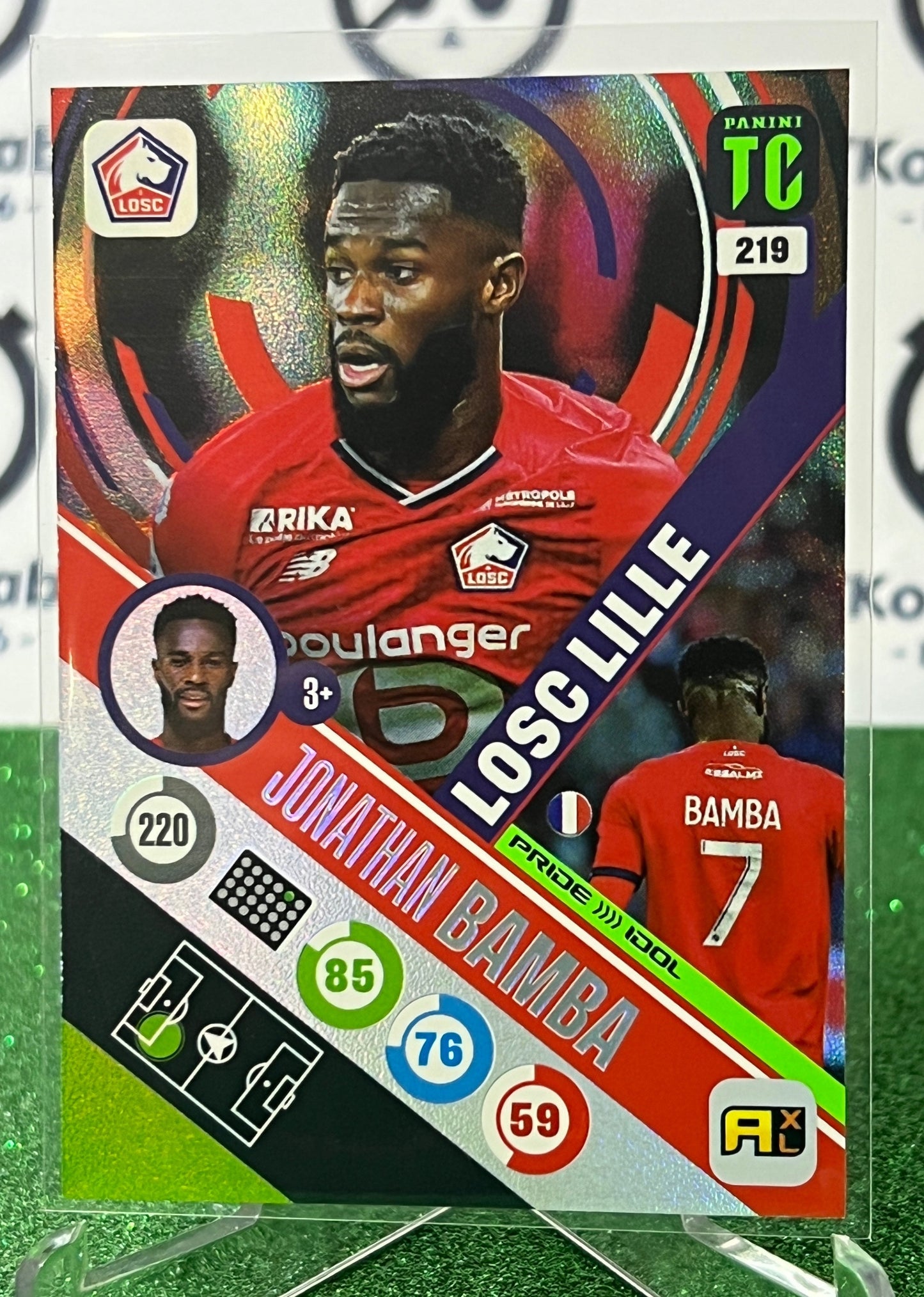 2022 PANINI TOP CLASS JONATHAN BAMBA # 219 ADRENALYN XL FOOTBALL SOCCER CARD