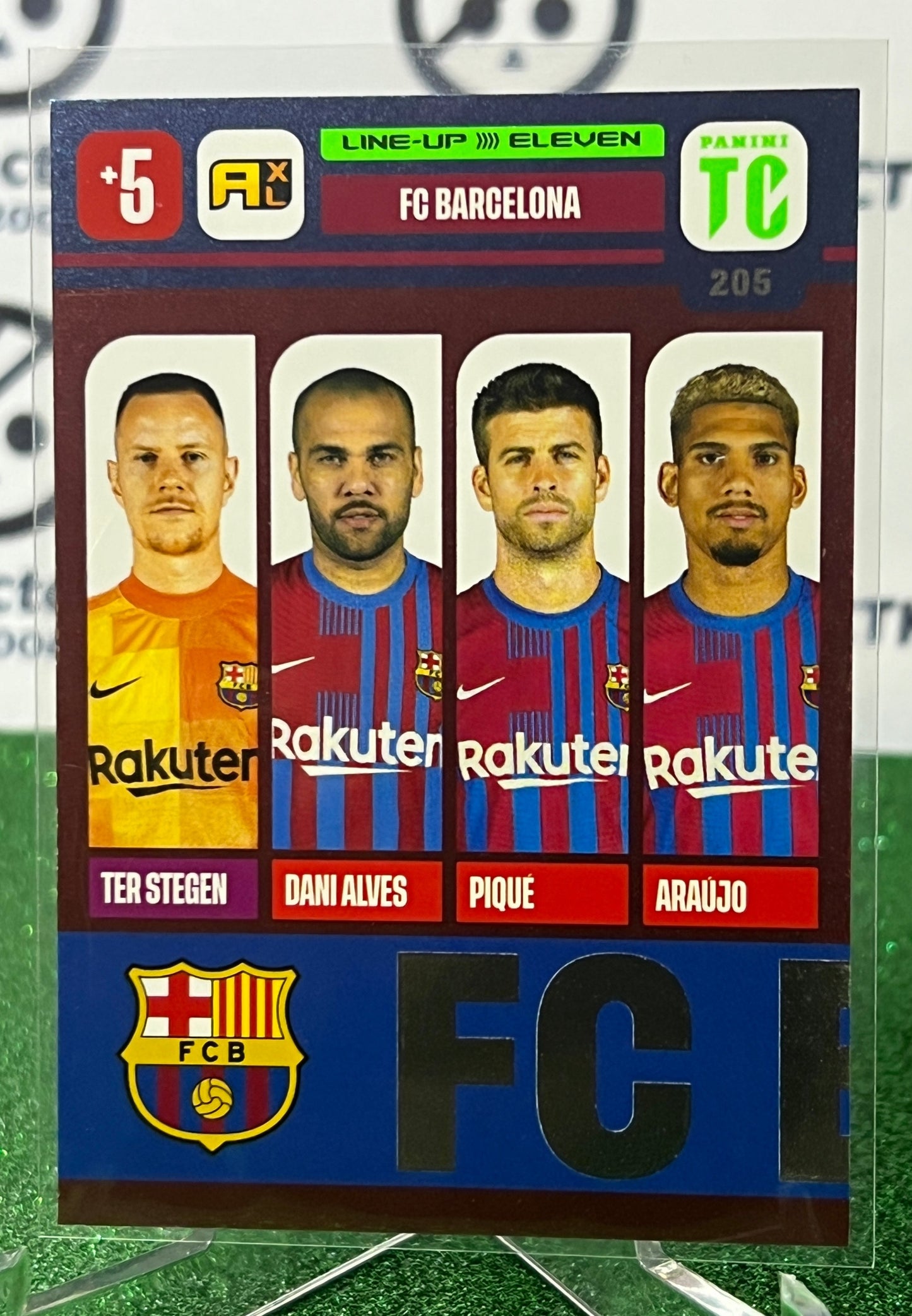 2022 PANINI TOP CLASS FC BARCELONA # 205 ADRENALYN XL FOOTBALL SOCCER CARD