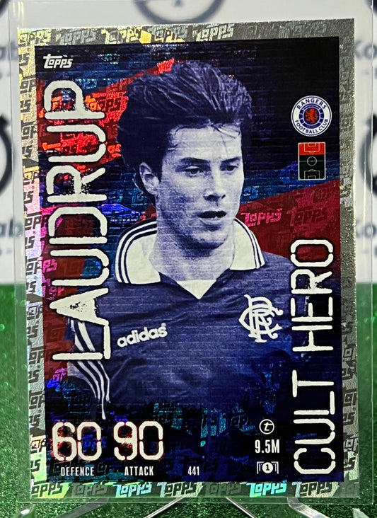 2023 TOPPS MATCH ATTAX BRIAN LAUDRUP # 441 CULT HERO FOOTBALL SOCCER CARD