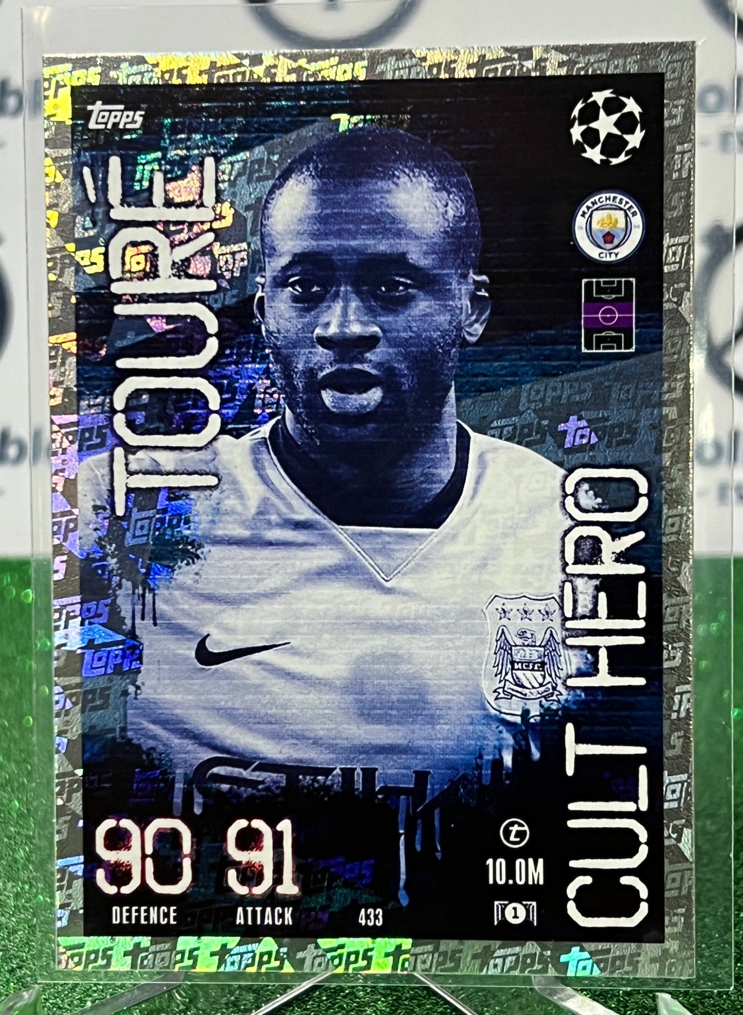 2023 TOPPS MATCH ATTAX YAYA TOURE # 433 CULT HERO FOOTBALL SOCCER CARD