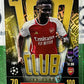 2023 TOPPS MATCH ATTAX BUKAYO SAKA 100 CLUB # 487  FOOTBALL SOCCER CARD