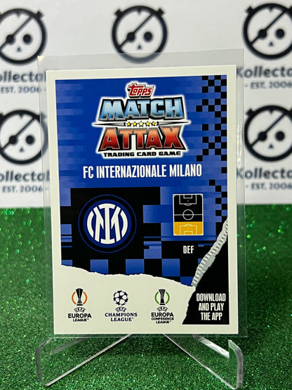2023 TOPPS MATCH ATTAX ALESSANDRO BASTONI 100 CLUB # 484  FOOTBALL SOCCER CARD