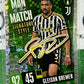 2023 TOPPS MATCH ATTAX GLEISON BREMER # 430  MAN OF THE MATCH SIGNATURE STYLE FOOTBALL SOCCER CARD