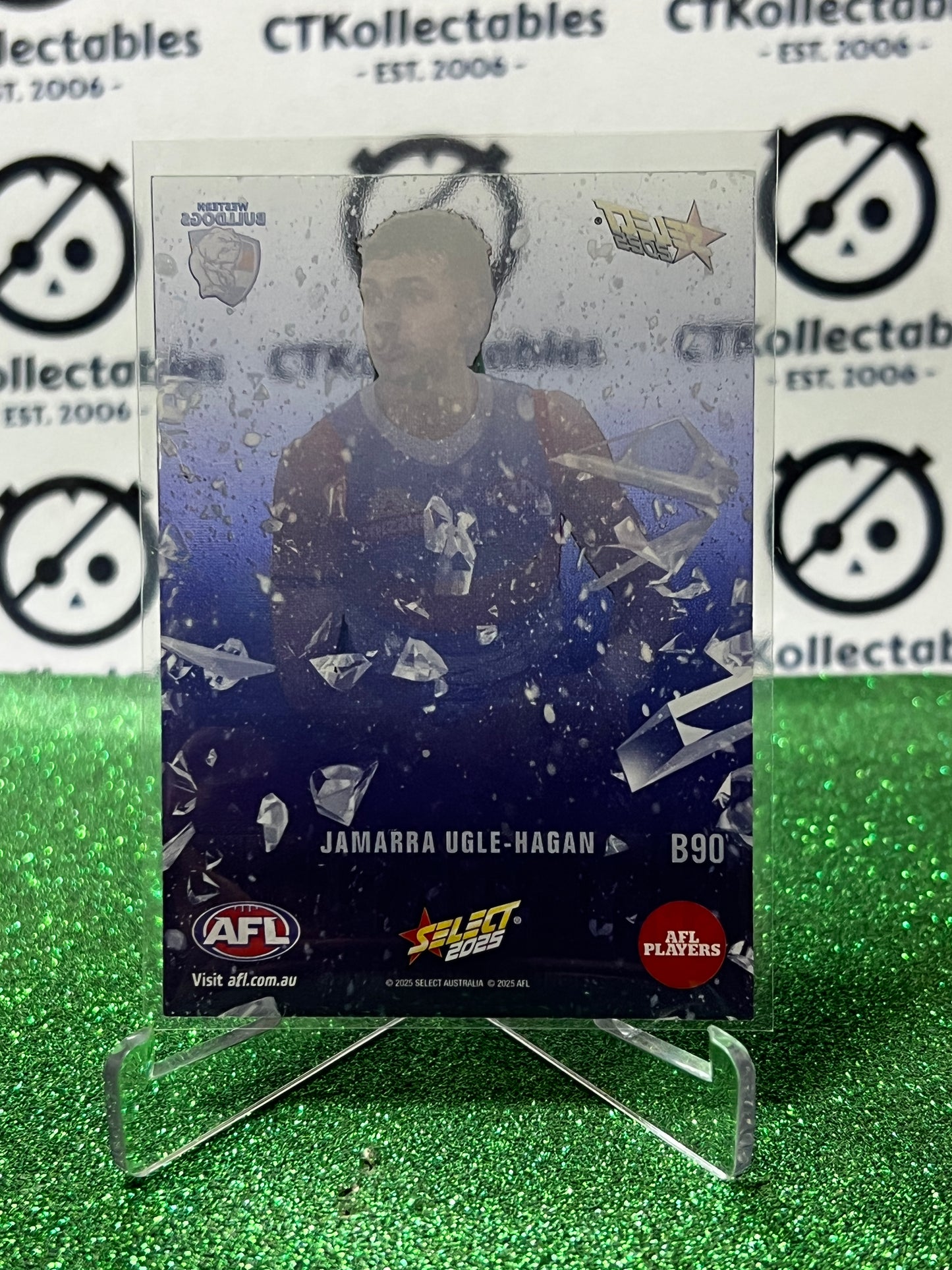2025 AFL SELECT FOOTY STARS JAMARRA UGLE-HAGAN # B90 BREAKOUT WESTERN BULLDOGS CARD