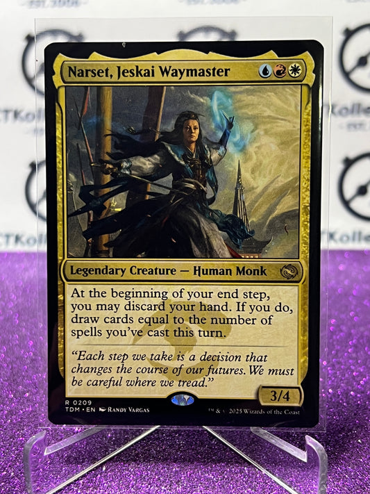 2025 MAGIC THE GATHERING TARKIR DRAGONSTORM NARSET, JESKAI WAYMASTER # R 0209 RARE NON-FOIL CARD