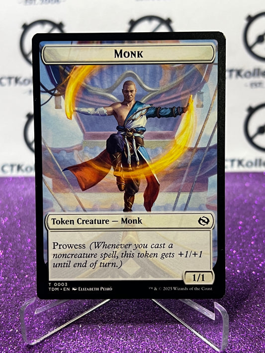 2025 MAGIC THE GATHERING TARKIR DRAGONSTORM BIRD / MONK # T 0002/0003 TOKEN NON-FOIL CARD