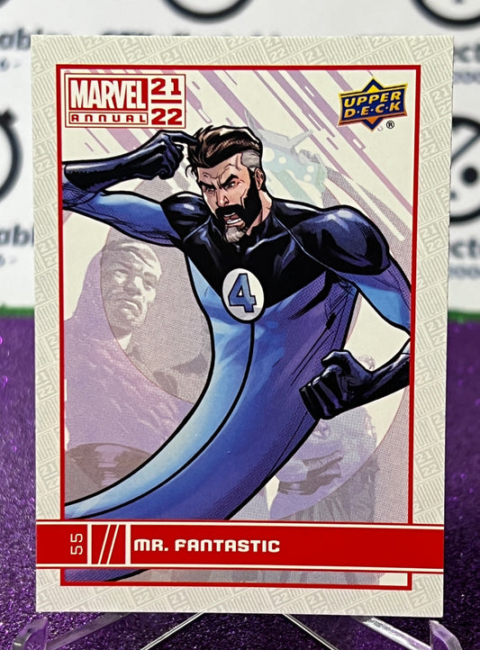 2021-22 MARVEL ANNUAL UPPER DECK MR. FANTASTIC # 55 NON-SPORT TRADING CARD