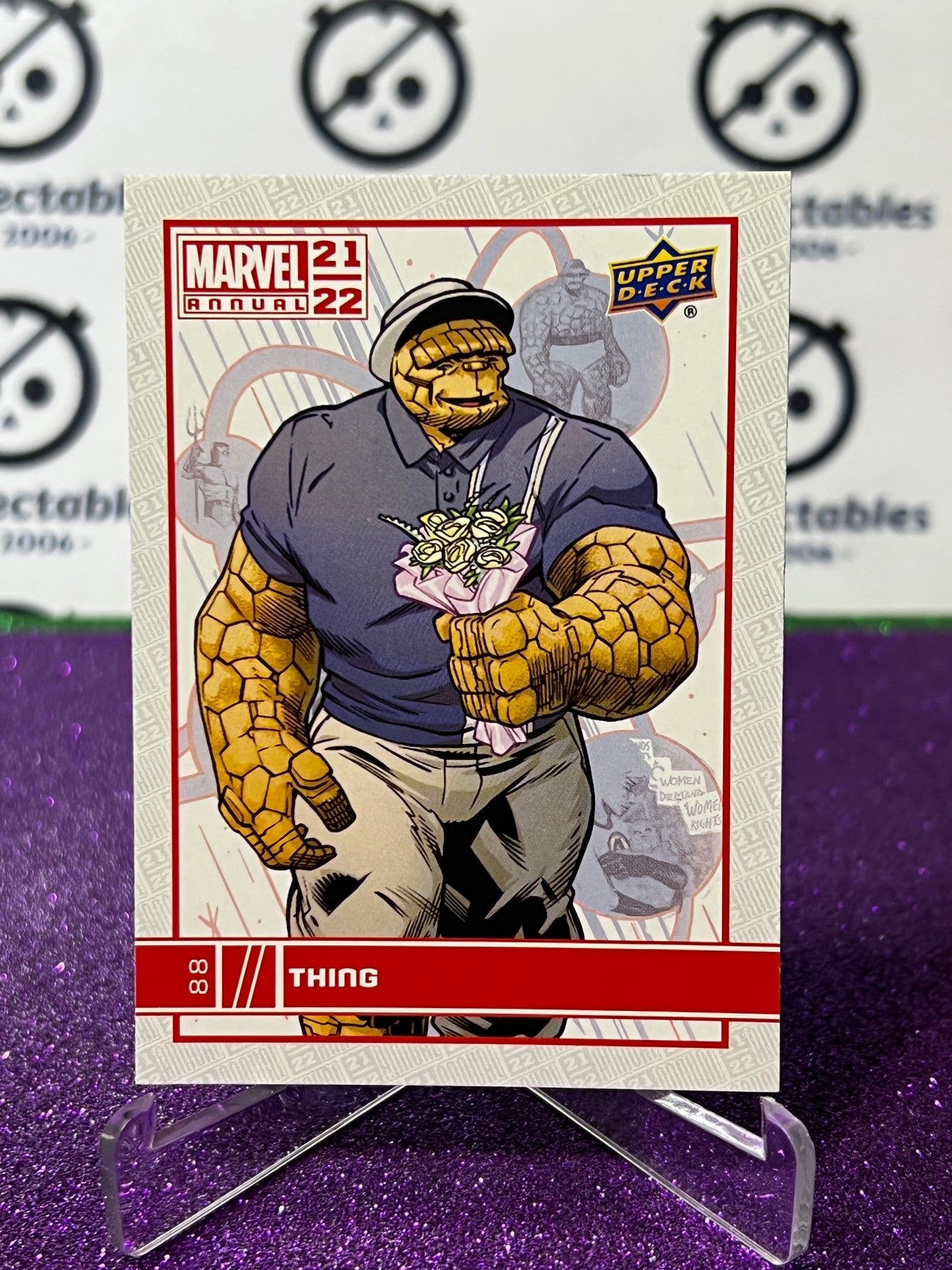 2021-22 MARVEL ANNUAL UPPER DECK THE THING # 88 NON-SPORT TRADING CARD