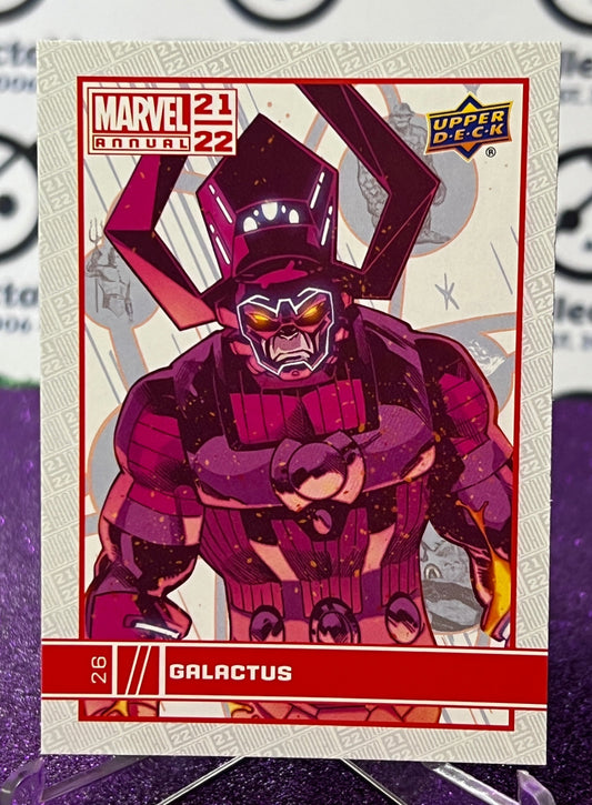 2021-22 MARVEL ANNUAL UPPER DECK GALACTUS # 26 NON-SPORT TRADING CARD