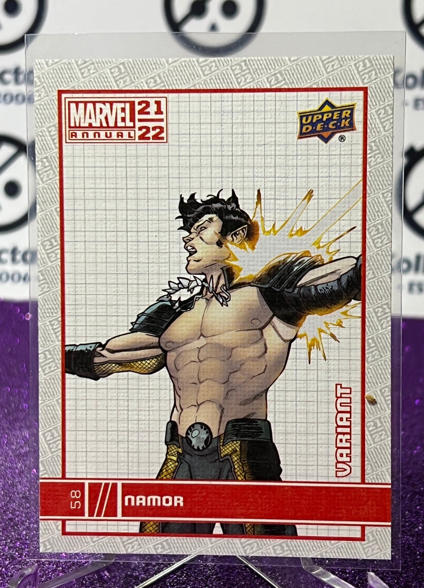 2021-22 MARVEL ANNUAL UPPER DECK NAMOR # 58 VARIANT  NON-SPORT TRADING CARD