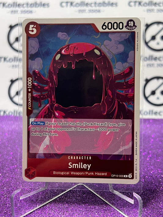 2025 ONE PIECE ROYAL BLOOD SMILEY # OP10-009 R TCG  FOIL CARD