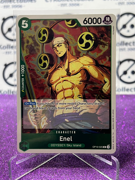 2025 ONE PIECE ROYAL BLOOD ENEL # OP10-025 R TCG  FOIL CARD