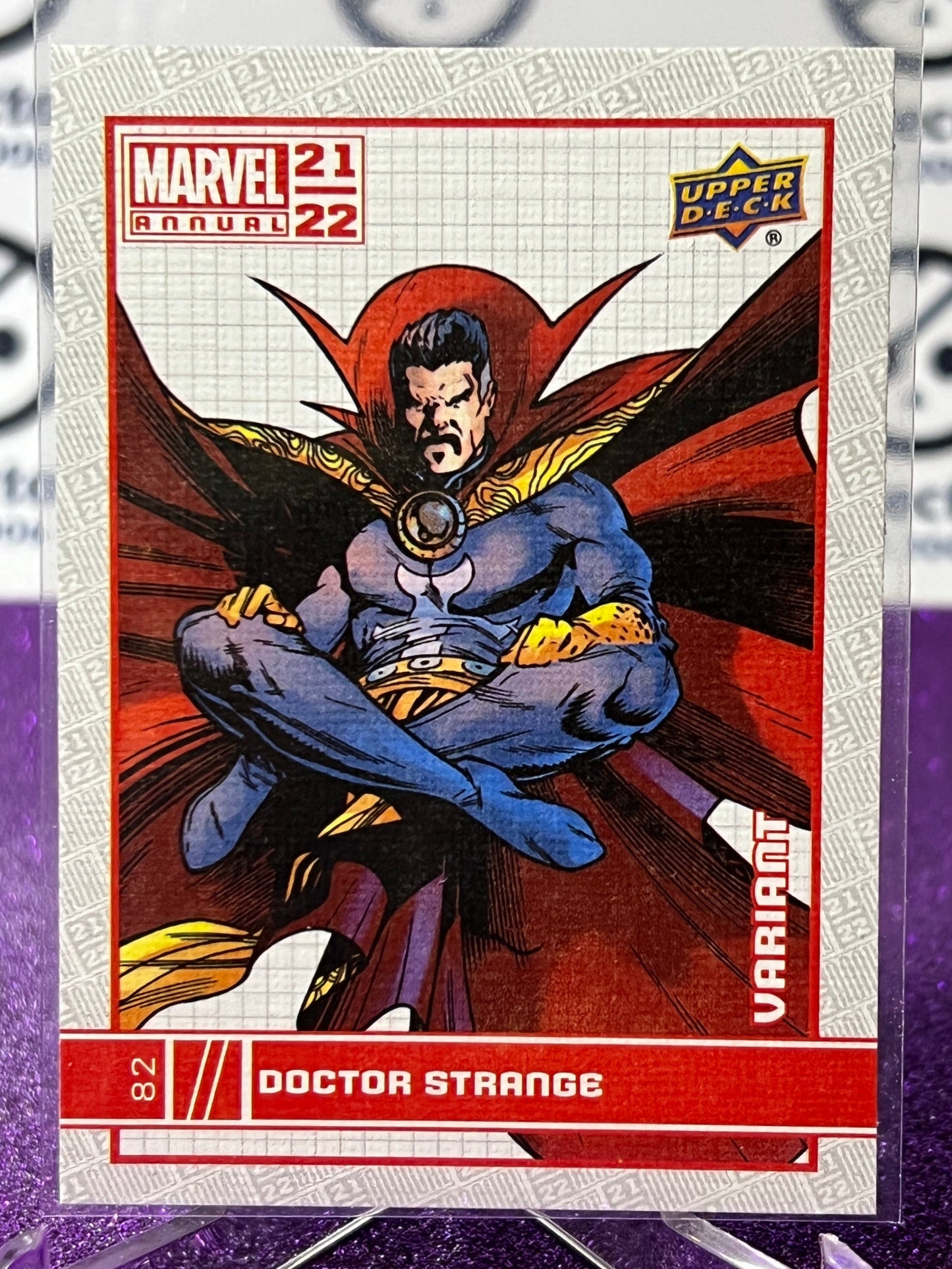 2021-22 MARVEL ANNUAL UPPER DECK DOCTOR STRANGE # 82 VARIANT PARALLEL NON-SPORT TRADING CARD