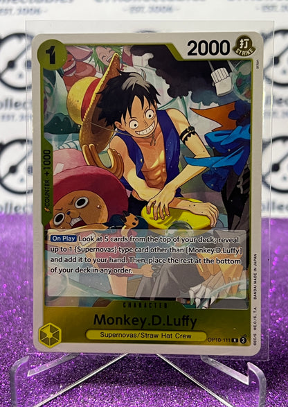 2025 ONE PIECE ROYAL BLOOD MONKEY.D.LUFFY # OP10-111 R TCG FOIL CARD CTKollectables 2025 ONE PIECE ROYAL BLOOD MONKEY.D.LUFFY # OP10-111 R TCG FOIL CARD CTKollectables