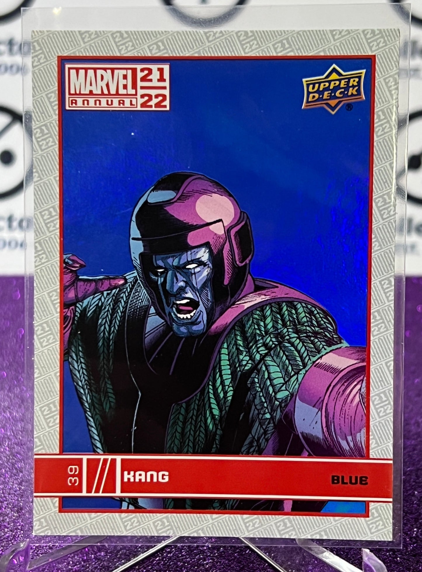 2021-22 MARVEL ANNUAL UPPER DECK KANG # 39 FOIL VARIANT NON-SPORT TRADING CARD