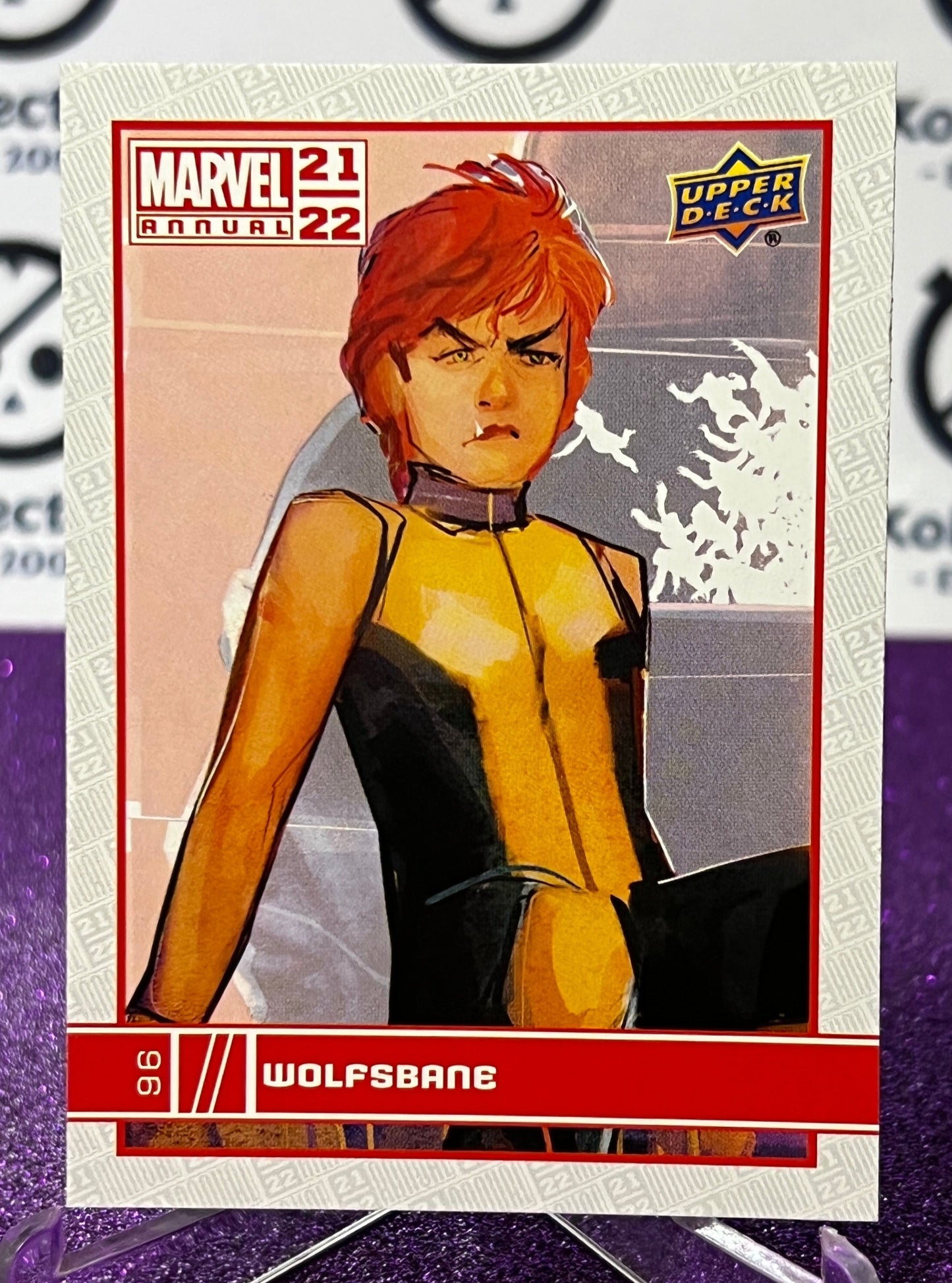 2021-22 MARVEL ANNUAL UPPER DECK WOLFSBANE # 96 NON-SPORT TRADING CARD