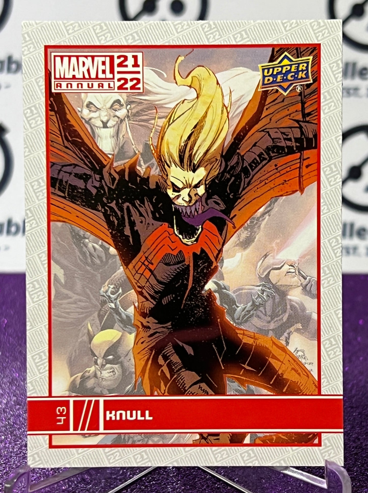 2021-22 MARVEL ANNUAL UPPER DECK KNULL # 43 NON-SPORT TRADING CARD