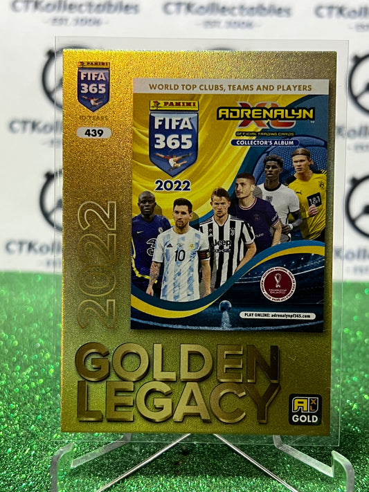 2025 PANINI ADRENALYN XL FIFA 365 # 439  GOLDEN LEGACY SOCCER CARD
